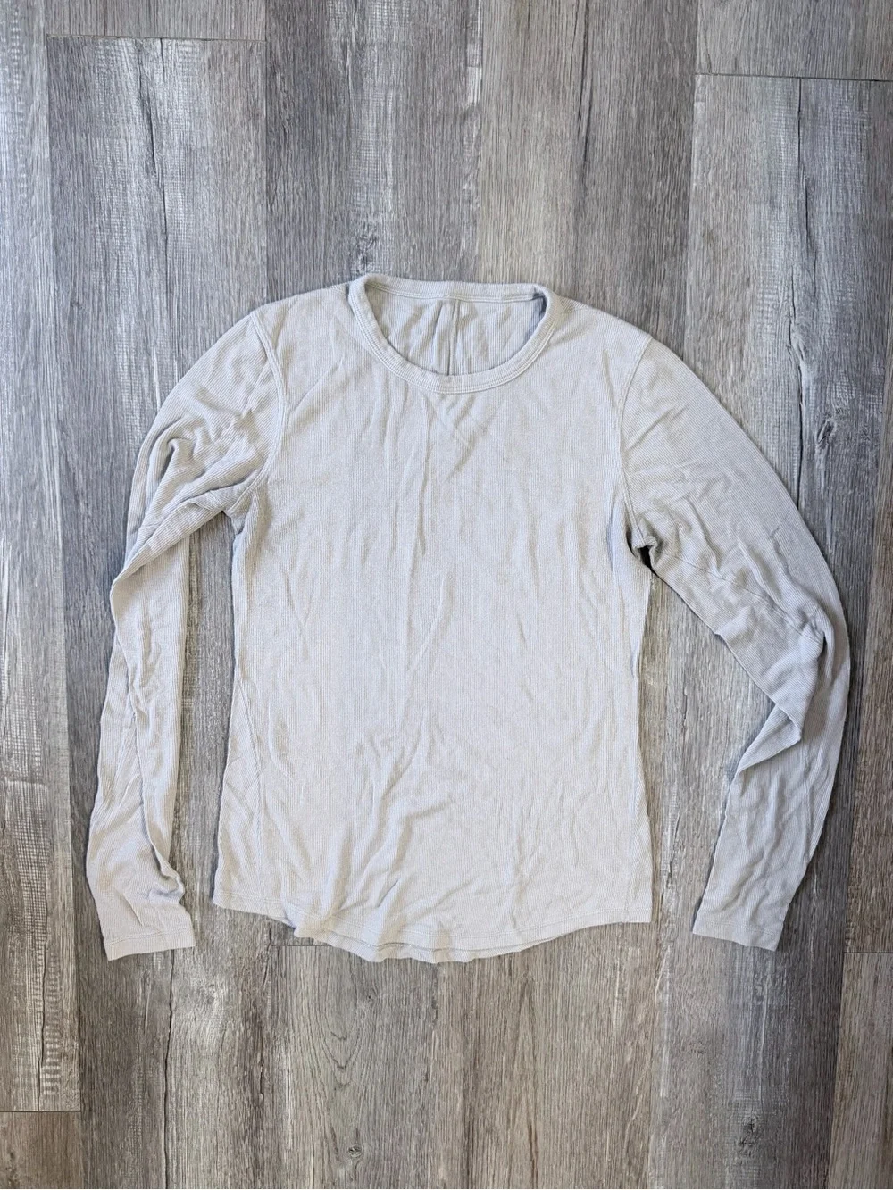 LULULEMON Hold Tight Rib Crew Neck - Warm Ash Gray
